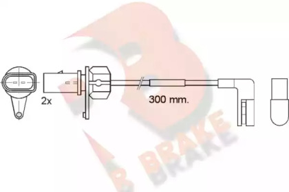 Контакт R BRAKE 610507RB